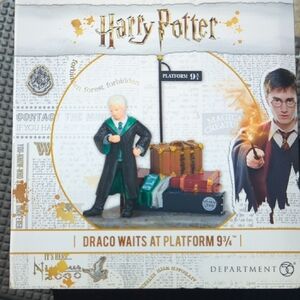 Department 56 Harry Potter Draco Waits at Platform 9 3/4 Figurine
